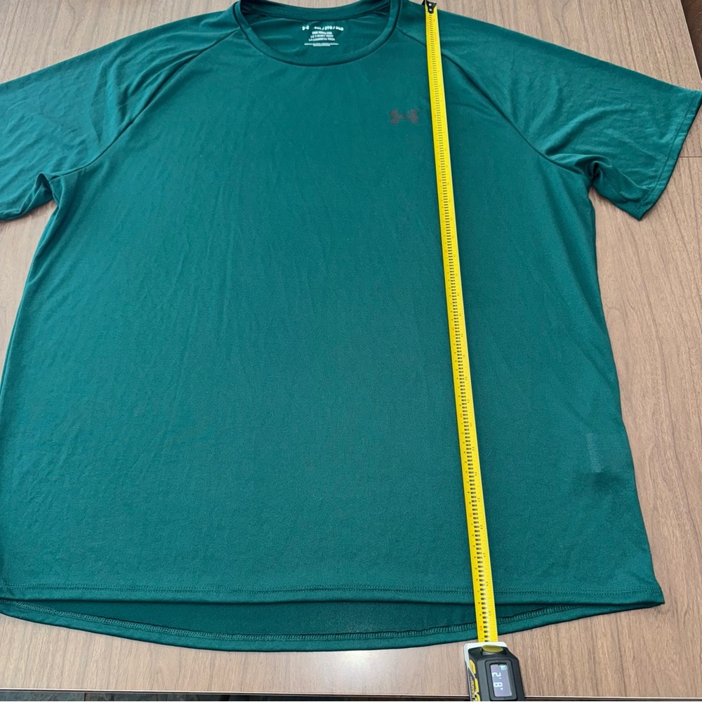 Under Armour The Tech Tee Men's 3XL Green Short Sleeve Loose Fit Shirt Quick-Dry - Picture 7 of 9